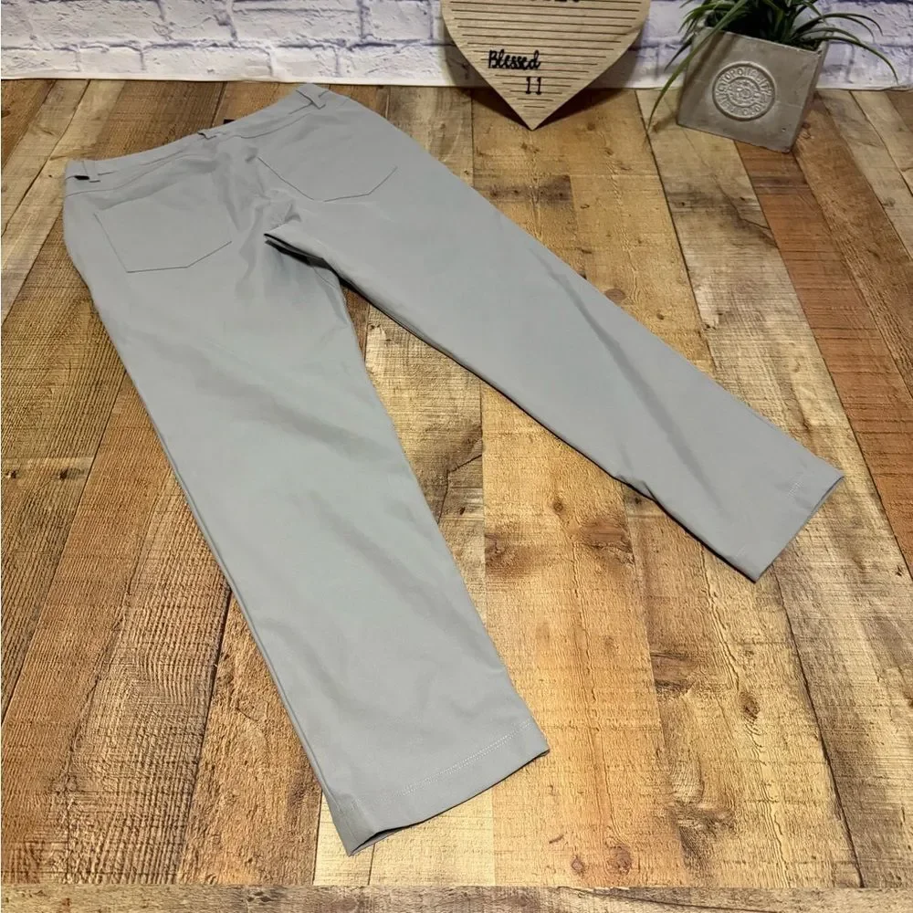Lululemon ABC Pants Mens Size 31 Classic Warpstreame Gray Stretch M5AQHS